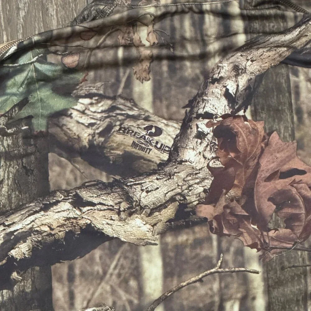 Starter Camo Hunting Shirt Men's 3XL Mossy Oak Break Up Infinity Mock Neck
